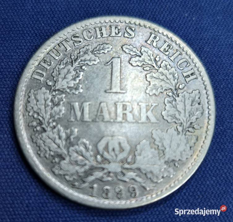 NIEMCY 1 MARKA 1899 r D SREBRO Ag PU Wałbrzych sprzedam