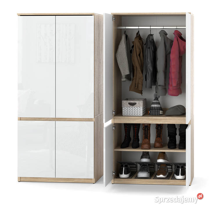 Szafa Do Przedpokoju Nowoczesna 80 Półki Drążek Elbląg