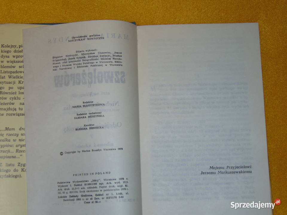 Koniec świata szwoleżerów 5 tom Marian Brandys Lublin
