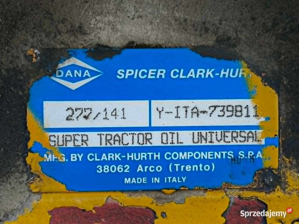 Most napędowy Dana Spicer 277141 YITA739811 Strzyżew