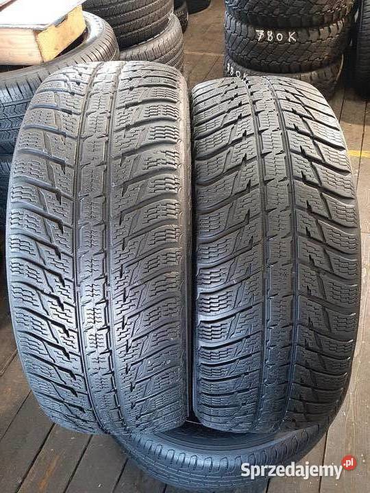 2x Opona UŻYWANA ZIMOWA 23550R19 NOKIAN 169 V do 240 km/h Zaścianki
