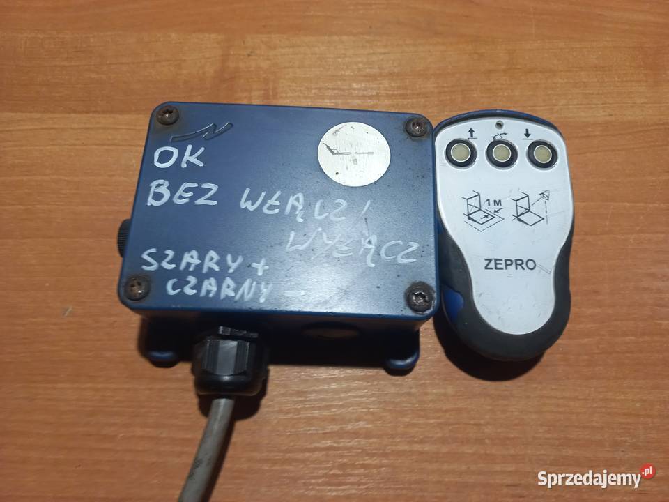 Sterowanie radiowe winda załadowcza Zepro sprzedam