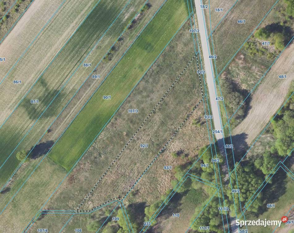 Działka budowlana 2033 m z warunkami zabudowy Sprzedaż Łąck sprzedam