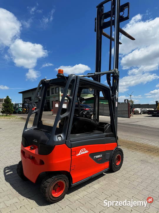 wózek widłowy elektryczny LINDE E25 EVO przesuw łódzkie Działoszyn