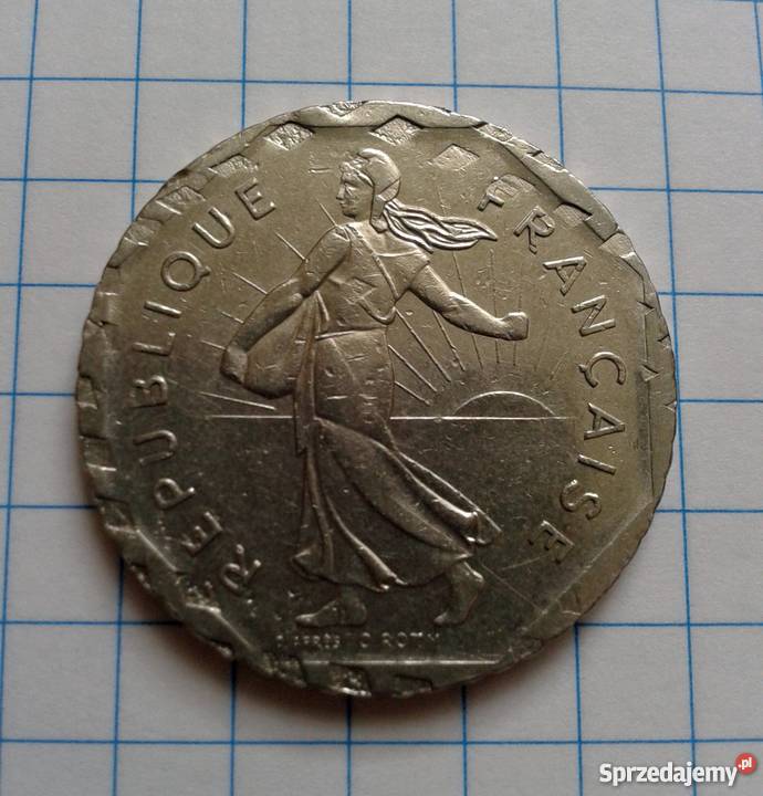 2 FRANCS 2 FRANKI 1979 FRANCJA lubelskie Parczew