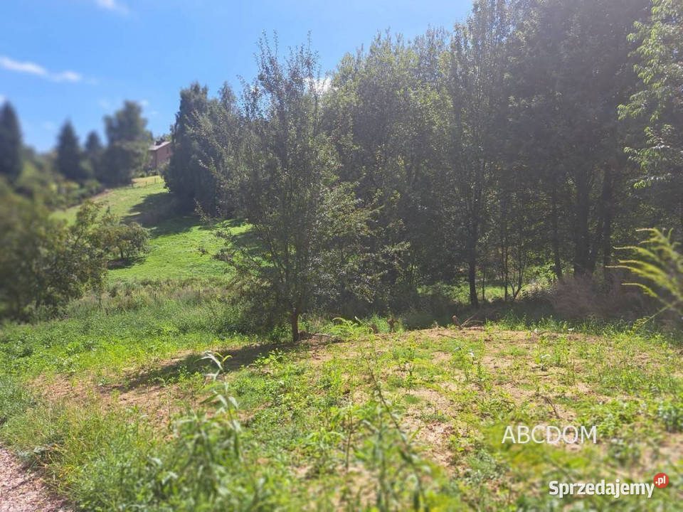 Nielepicedzialka budowlana w otoczeniu zieleni Nielepice