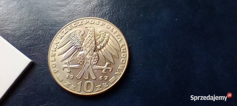 Stare monety 10 złotych 1967 Świerczewski podkarpackie Lesko