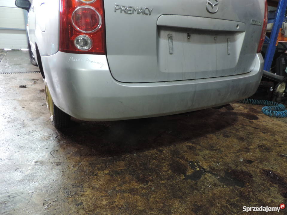 ZDERZAK TYŁ TYLNY Mazda Premacy SREBRNY Karoseria Nowy Sącz