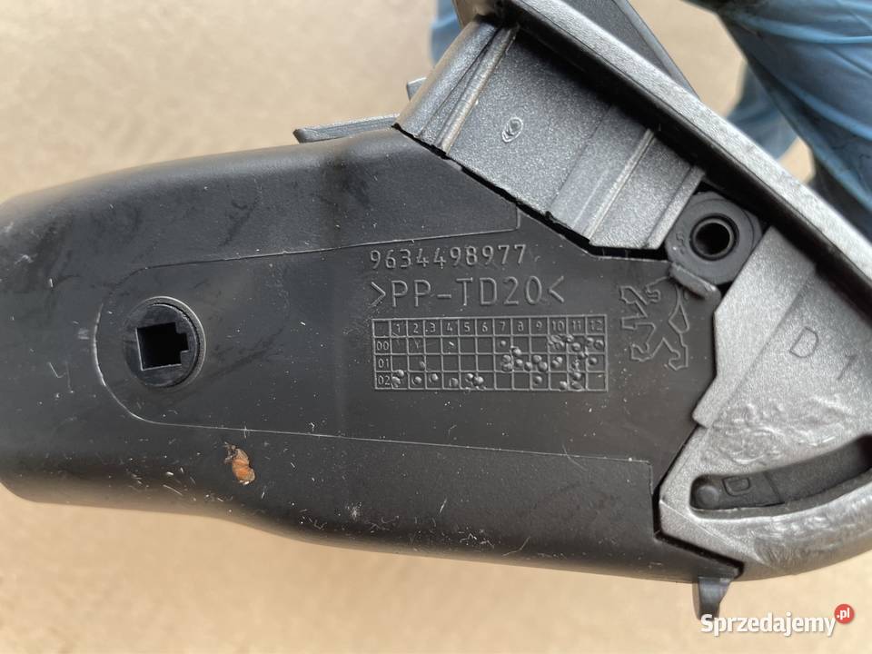 9634499077 kratka nawiewu lewa prawa Peugeot 307 Szczecin