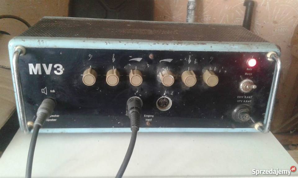 Wzmacniacz lampowy MV3 wielkopolskie