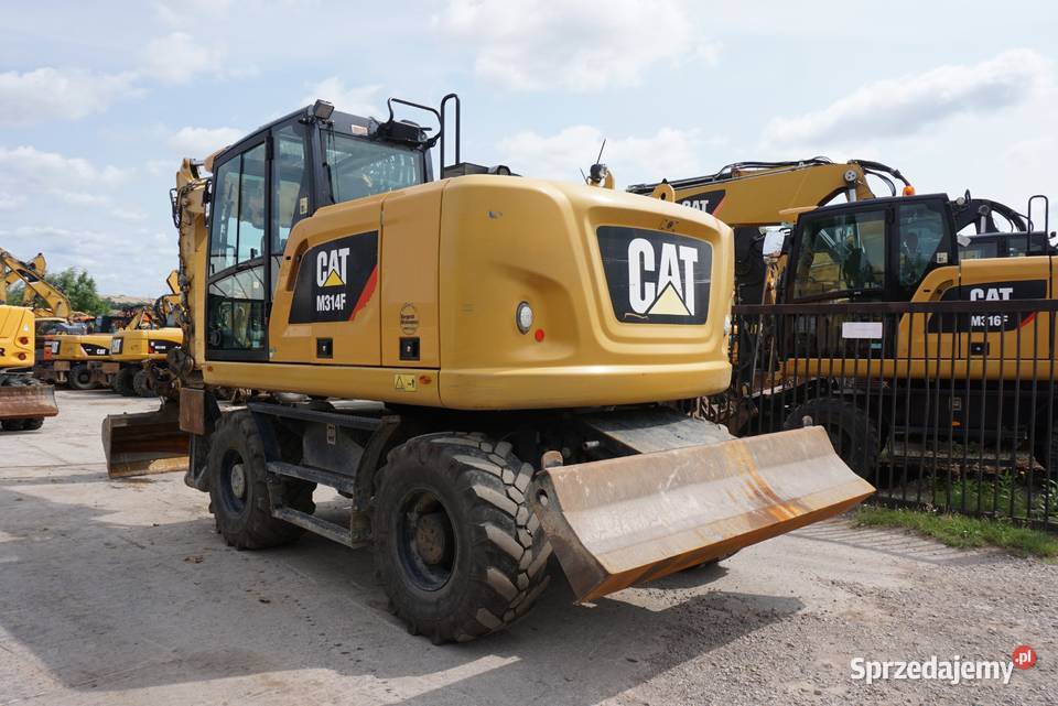 Koparka kołowa CAT M 314 F 2017 Jeziorko sprzedam