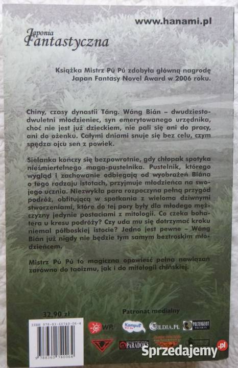 Mistrz Pu Pu Hideyuki Niki miękka Warszawa