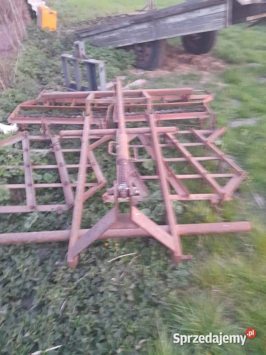 Brona agregatPług 3ozrzutnik lawetalejek nieuszkodzony Brzozówek