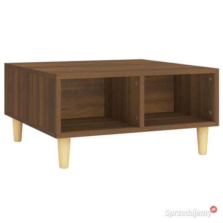 Stolik kawowy brązowy dąb 60x60x30 WM813166 Warszawa sprzedam