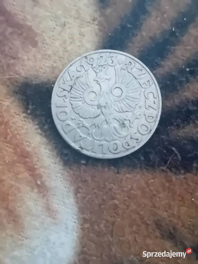 Moneta 50 groszy 1923 Tychy