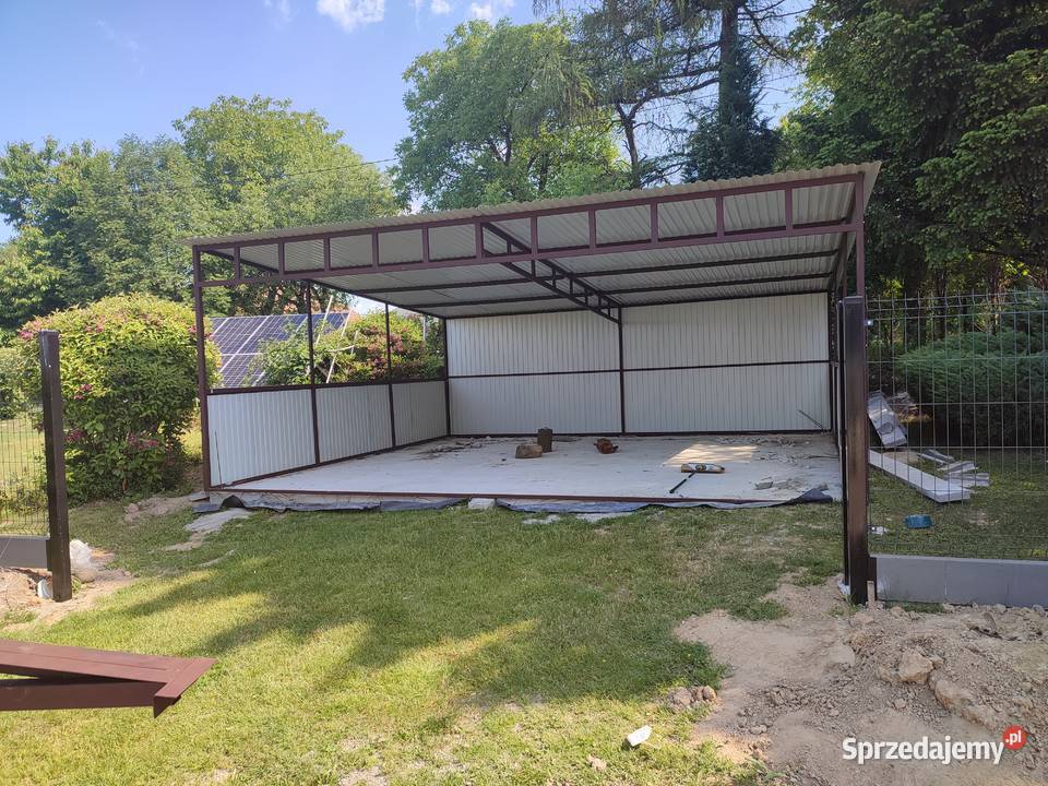 Garaż blaszany Zadaszenie WIATA HALA MAGAZYN Zabrze