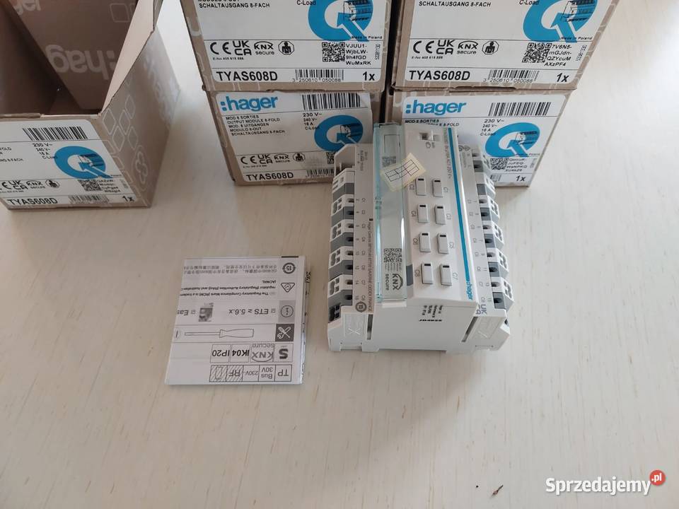 Hager TYAS608D Napęd żaluzji pomorskie Roszkowo