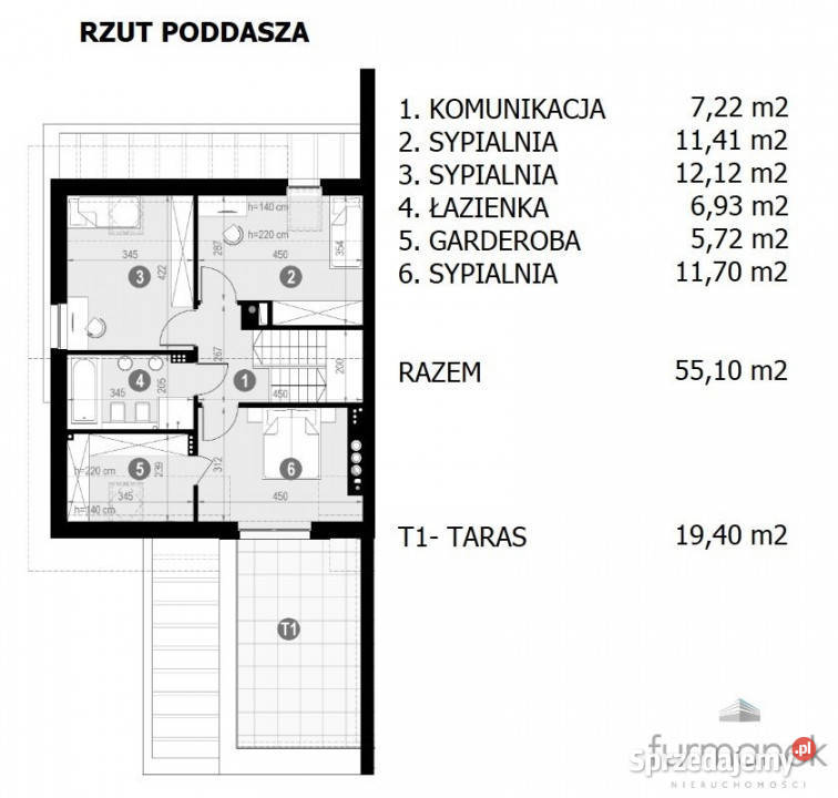 Dom bliźniak sprzedam 13816m2 Biłgoraj Rok budowy 2022