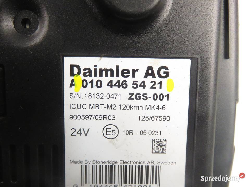 LICZNIK MERCEDESBENZ ACTROS MP4 MP5 1845 L 128