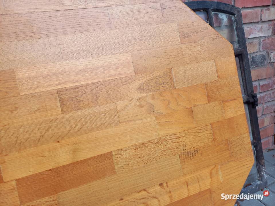 Blat dębowy drewniany ciężki holenderski 757 7cm Gawroniec