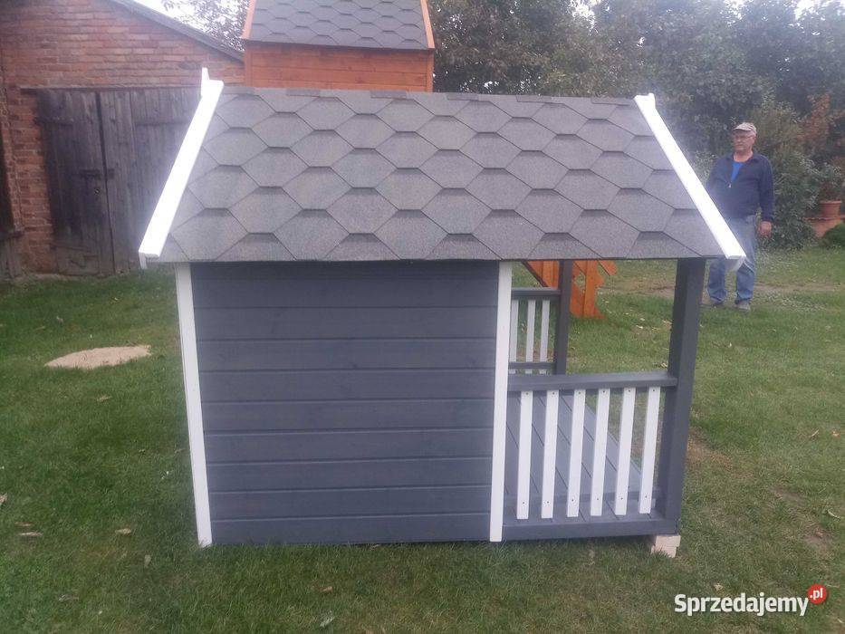 Drewniany domek dzieci opolskie Przedmość