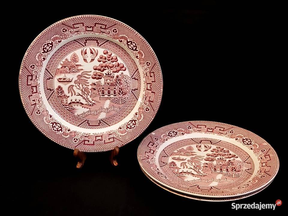 Talerz holenderski Socit Cramique Porcelana i szkło lubelskie Chełm