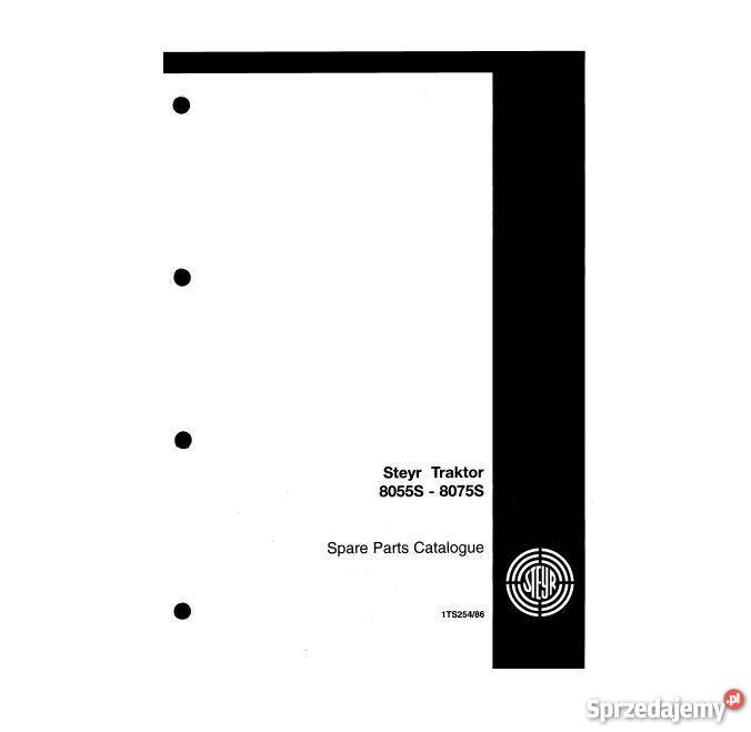 STEYR 8055S 8075S KATALOG CZESCI wysyłka świętokrzyskie Kielce