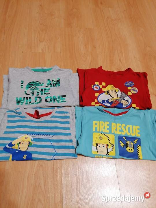 Komplet 4 tshirtów 116 Komplety i zestawy Falęcice