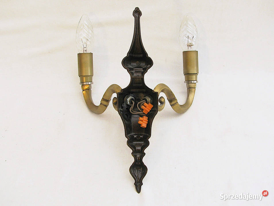 kinkiet mosiądz Podwójny zachodniopomorskie Szczecinek