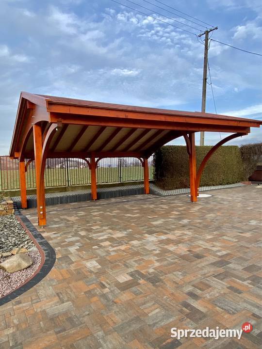 Carport wiata samochodowa wiata drewniana Kraków