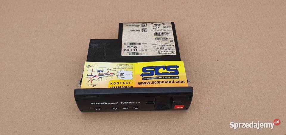 ACTROS MP4 TACHOGRAF FLEETBOARD A0004462160 lubuskie Bieleń sprzedam