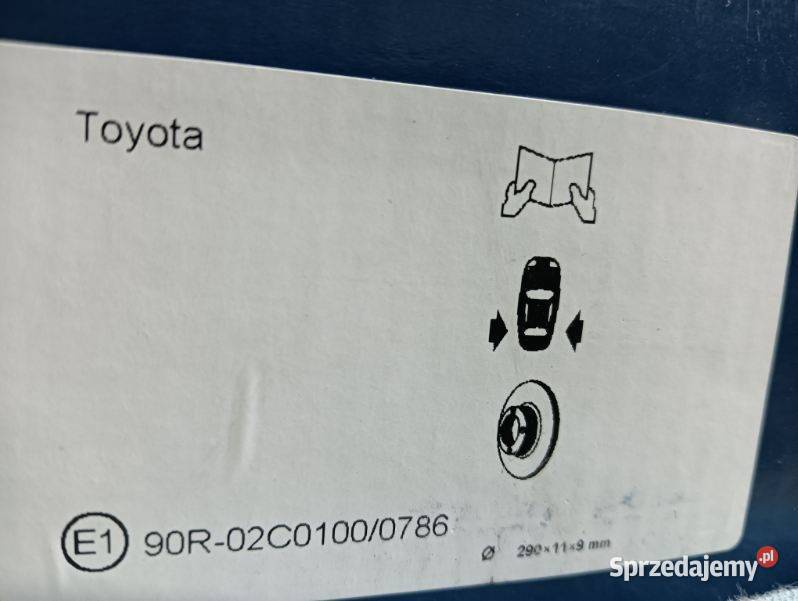 Tarcze i klocki hamulcowe Toyota Avensis T27 20 wielkopolskie