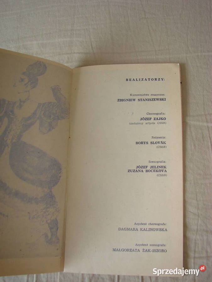 Córka źle strzeżonaOpera Bałtycka program 1981 Pruszcz Gdański