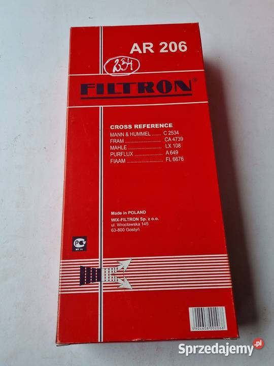 FILTR POWIETRZA Ford Escort III 11 i IV 11 13 i lubelskie Rudka