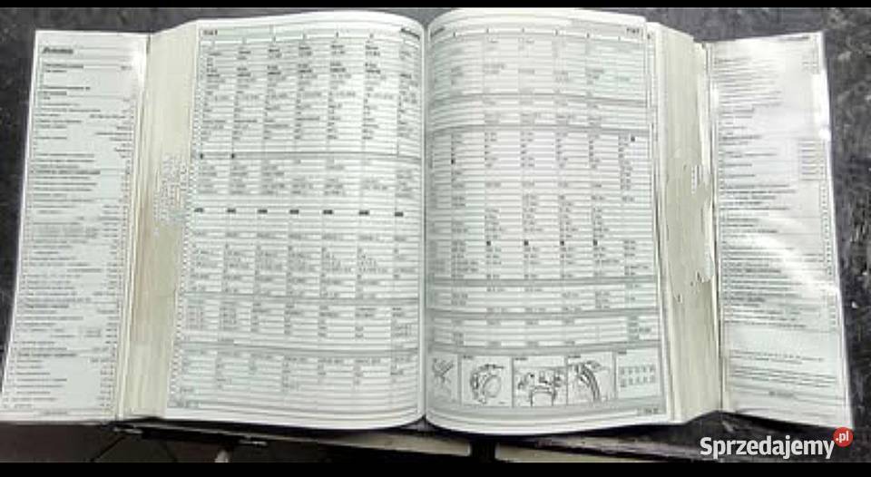 Książka dane diagnostyczne silnika i podwozia Ruszowice