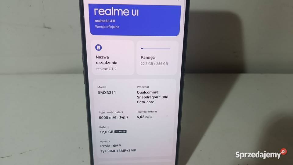 Smartfon REALME GT 2 12256GB 5G