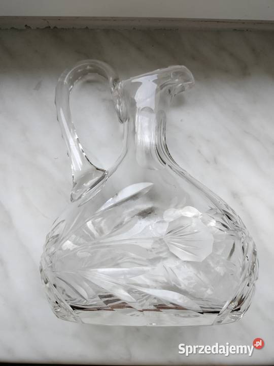 Kryształowa karafkastary wyrób Choszczno