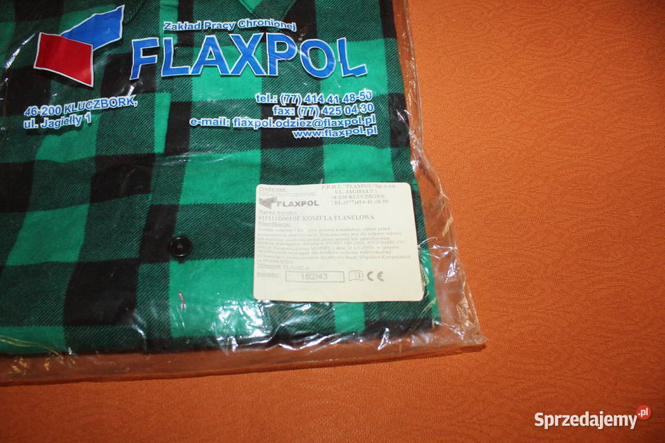 Koszula flanelowa Flaxpol rozmiar 18243 Chorzów