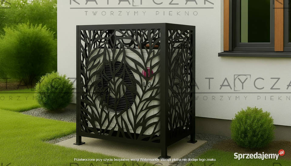 Zabudowa pompy ciepła na wymiar Osłona ozdobna Pompy ciepła Bydgoszcz sprzedam