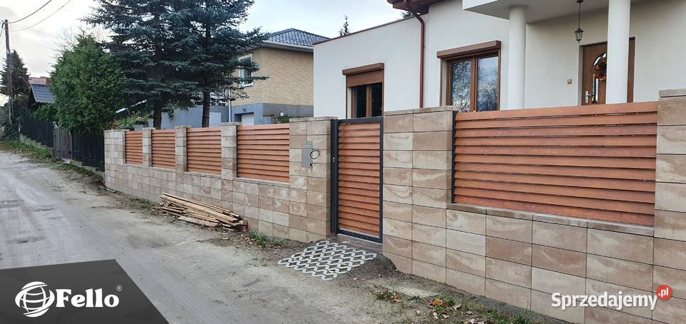 Ogrodzenie płot furtka bramka wejście drzwi śląskie Ćwiklice