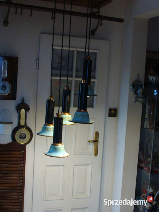 Stylowy lampa kaskadowa z lat 70 Wrocław
