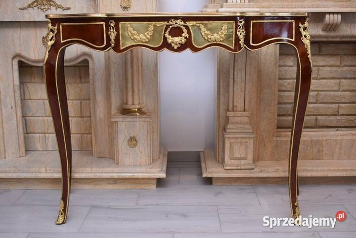 Drewniany Stolik Francuski Stół Biurko Kraków