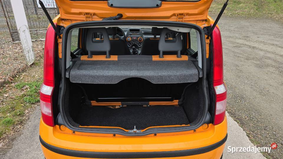 Fiat Panda II 12 60 Klimatyzacja Alufelgi pomarańczowy śląskie Jastrzębie-Zdrój