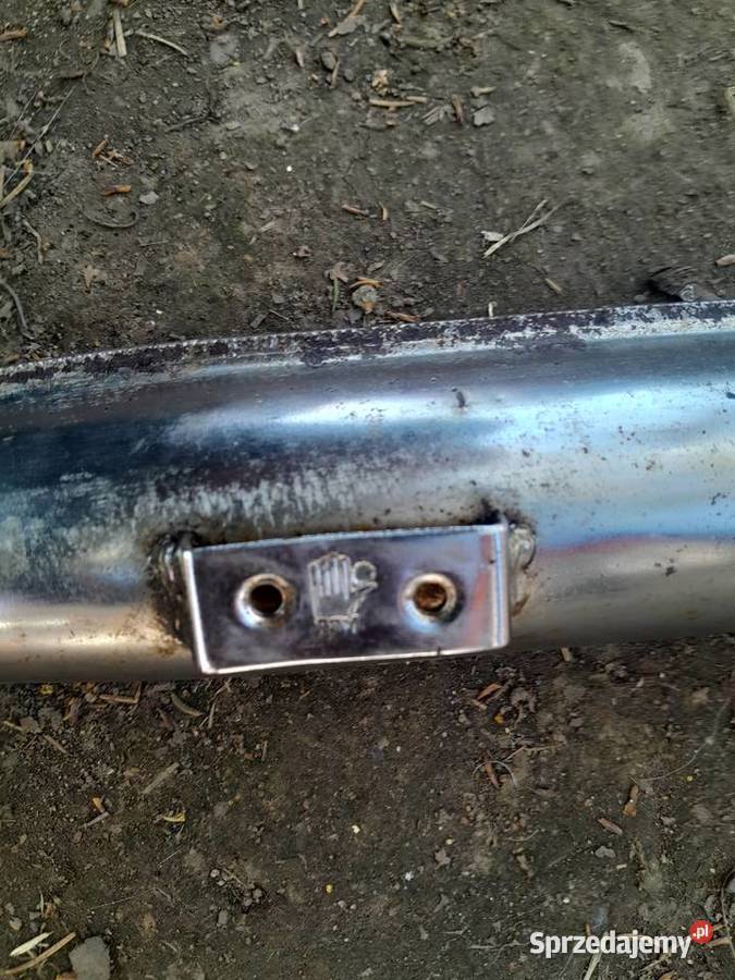 Romet Kadet oryginalny tłumik kolanko chrom