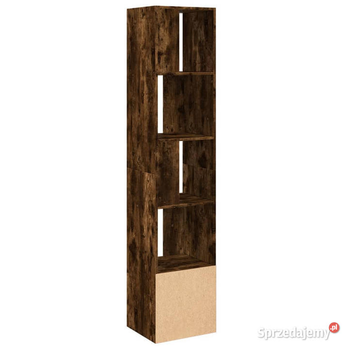 Regał przydymiony dąb 40x36x189 materiał