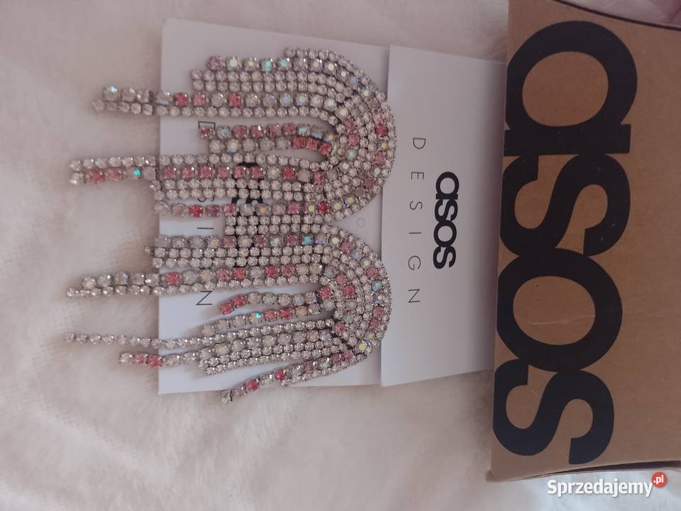 ASOS Ekskluzywne długie bogato zdobione kolczyki Kraków sprzedam