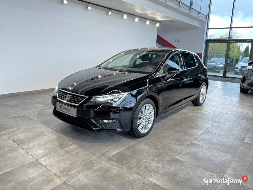 Seat Leon Xcellence 15TSI 130 M6 2019 r salon podgrzewane fotele Myślenice