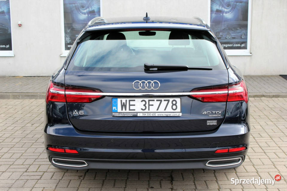 Audi A6 40TDI Quattro SalonPL FV23 204 Kamera autoalarm A6 Sokołów