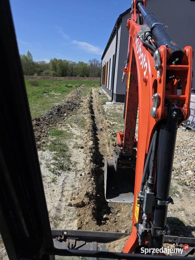 Usługi mini koparką koparka mała mini ładowarka