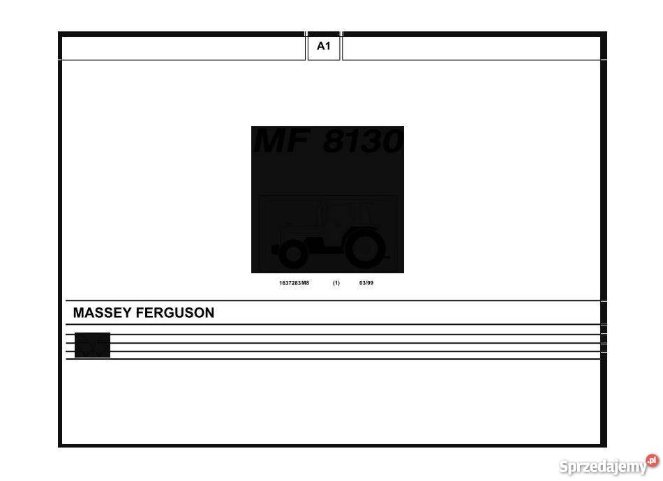 Massey Ferguson 8130 katalog części wysyłka Kielce